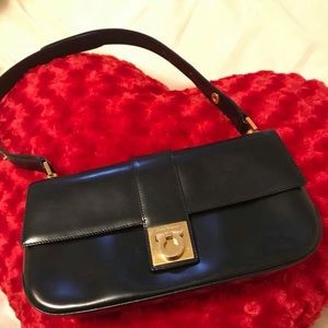 Authentic Salvatore Ferragamo shoulder bag purse.